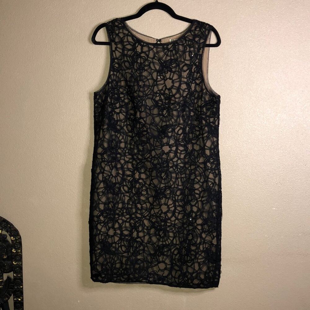 Studio M Zaira Mob Wife New Years Eve Party Black Sleeveless Cocktail Dress
